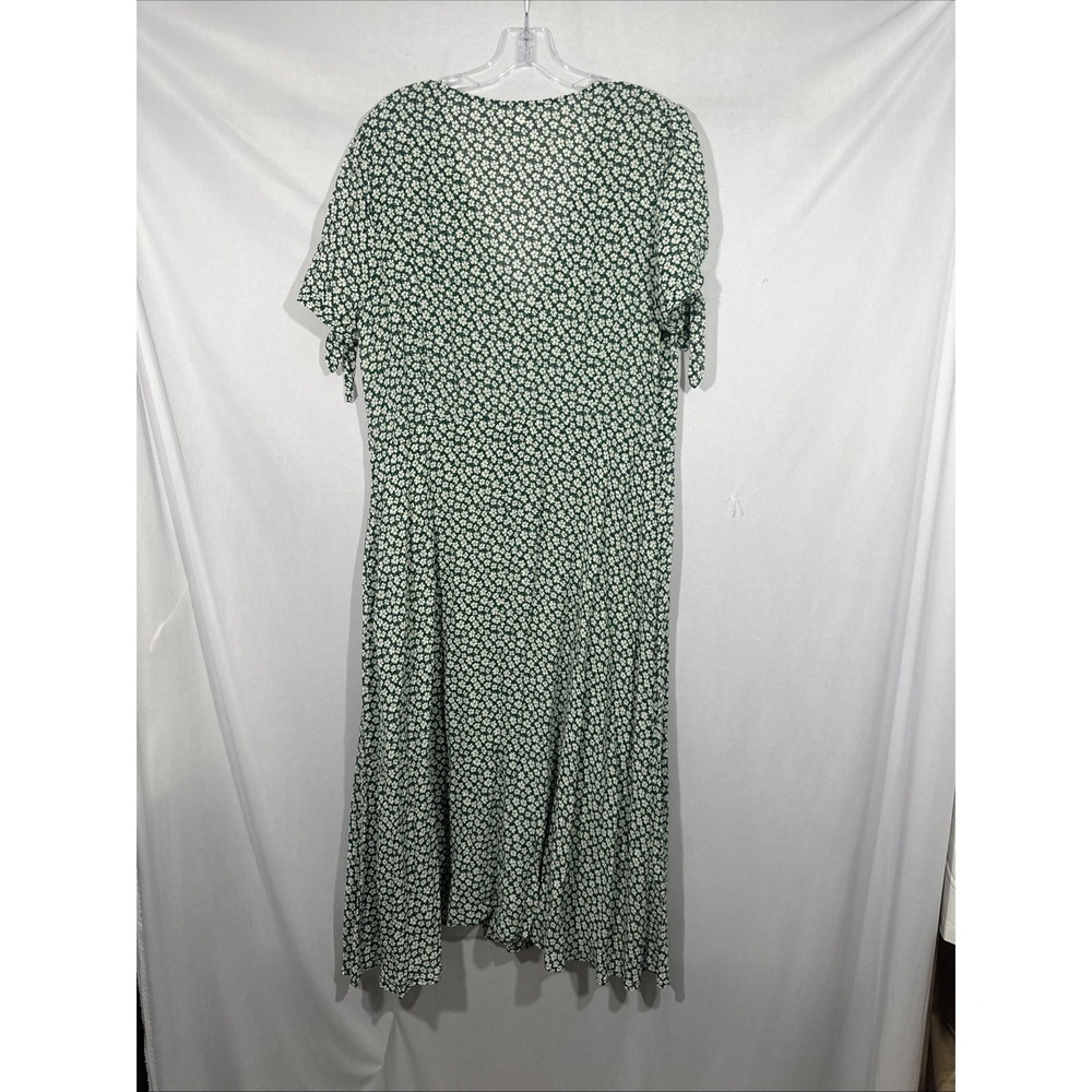 NWT $218 REFORMATION [ 16 ] Rosalinda Floral Tie Sleeve Dress In Venezuela T2134 - Picture 13 of 16